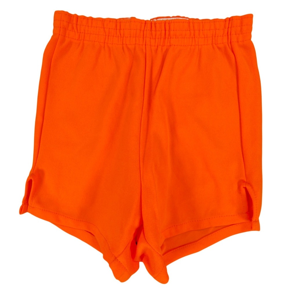 ```Yale Vintage 70s Athletic Shorts Mens XS Orange Nylon NWT```